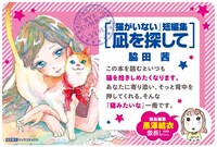 「『猫がいない』短編集 凪を探して」のPOP。