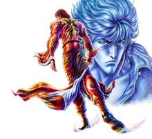 「蒼天の拳」のカット。 (c)原哲夫・武論尊/NSP 2001