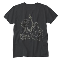 近藤ようこのTシャツ「宴会」。