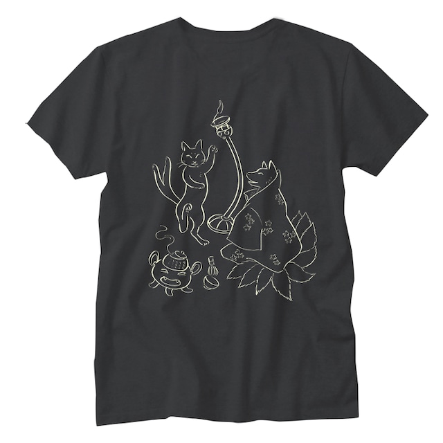 近藤ようこのTシャツ「宴会」。