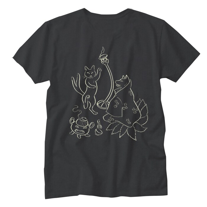 近藤ようこのTシャツ「宴会」。