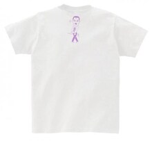 須藤真澄のTシャツ「胸毛」背面。