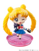 「ぷちきゃら！美少女戦士セーラームーン ぷちっと学園生活よ！編」限定版セットの月野うさぎ。