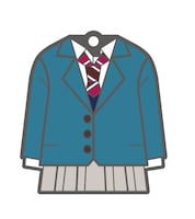 制服柄のキーホルダーのうち1種。
