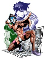 「HENTAI KAMEN EX」のカット。(c)KEISHU ANDO/SHUEISHA・HOMESHA