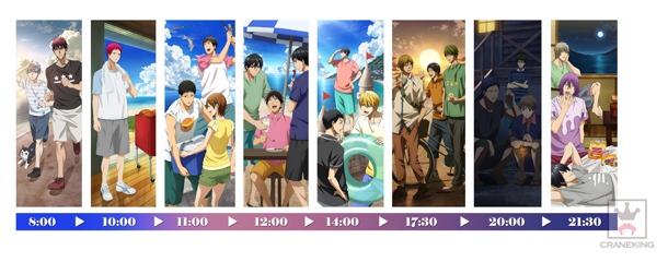「黒子のバスケ ～夏休み～コレクションクリアポスター」(c)藤巻忠俊／集英社・黒子のバスケ製作委員会