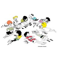 宮崎夏次系Tシャツのイラスト。