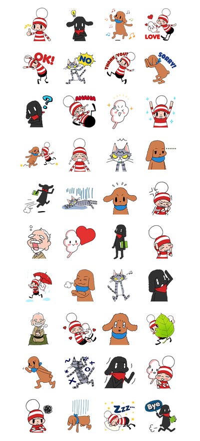 「オチビサン」のLINEスタンプ Ochibi(c)Anno Moyoco/Cork