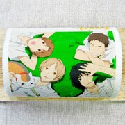 夏目友人帳プリントロールケーキ「夏目、ニャンコ先生、田沼、西村、北本」(c)緑川ゆき・白泉社/「夏目友人帳」製作委員会