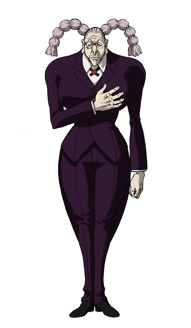 「HUNTER×HUNTER」選挙編より、ツボネの設定画。(c)POT(冨樫義博)1998年－2011年 (c)VAP・日本テレビ・マッドハウス
