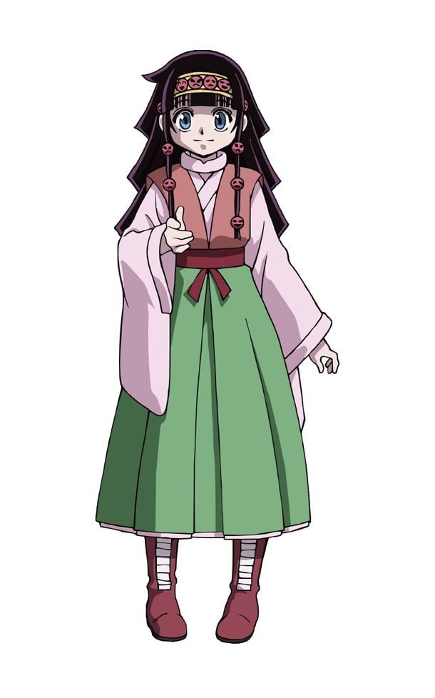 HUNTER×HUNTER」選挙編よりアルカの設定画。(c)POT(冨樫義博)1998年 