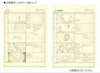 吉崎観音「ケロロ軍曹 25.5巻『ケロロ』アニメDVD同梱」に収められている吉崎観音の絵コンテ。