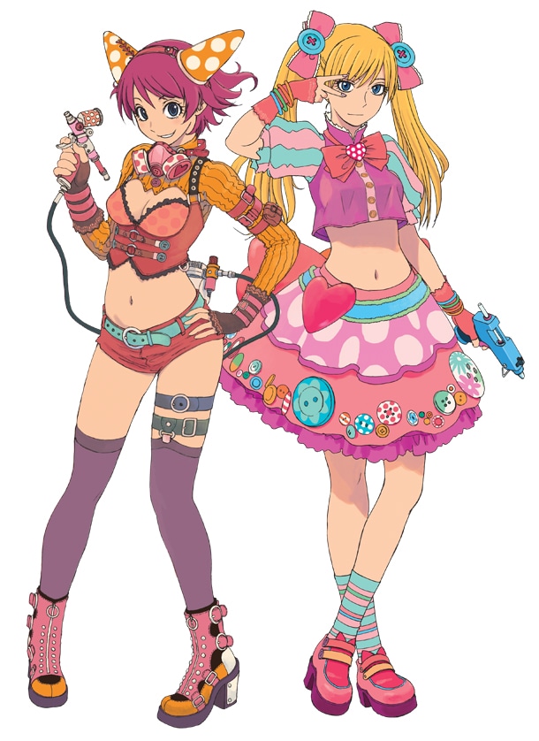 通常時のワンダちゃんとリセットちゃん。(c)KAIYODO,Mizutama Keinojo,KIYOHIKO AZUMA/YOTUBA SUTAZIO 2014