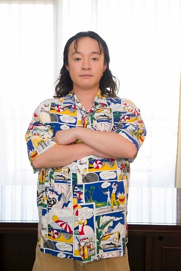 岡田トシオ役の濱田岳。 原作／島本和彦「アオイホノオ」（小学館「ゲッサン」連載中）(c)島本和彦・小学館／「アオイホノオ」製作委員会