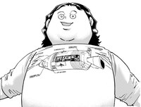 原作「アオイホノオ」より、岡田斗司夫。 原作／島本和彦「アオイホノオ」（小学館「ゲッサン」連載中）(c)島本和彦・小学館／「アオイホノオ」製作委員会