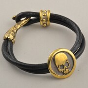 「WORST」六代目武装戦線のドクロ、レザーブレスレットに