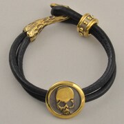 レザーコードブレスレット 六代目武装戦線 BRASS（真鍮）Ver.