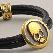 レザーコードブレスレット 六代目武装戦線 BRASS（真鍮）Ver.