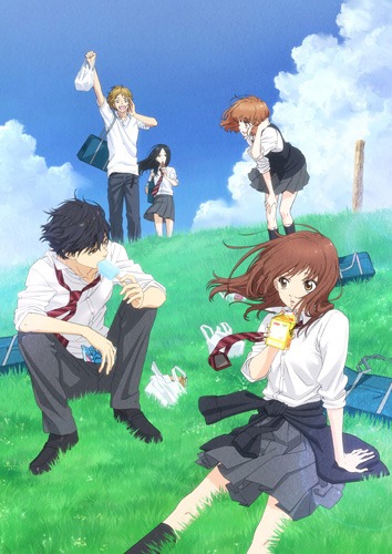 TVアニメ「アオハライド」のビジュアル。 (c)2014 咲坂伊緒／集英社・「アオハライド」製作委員会