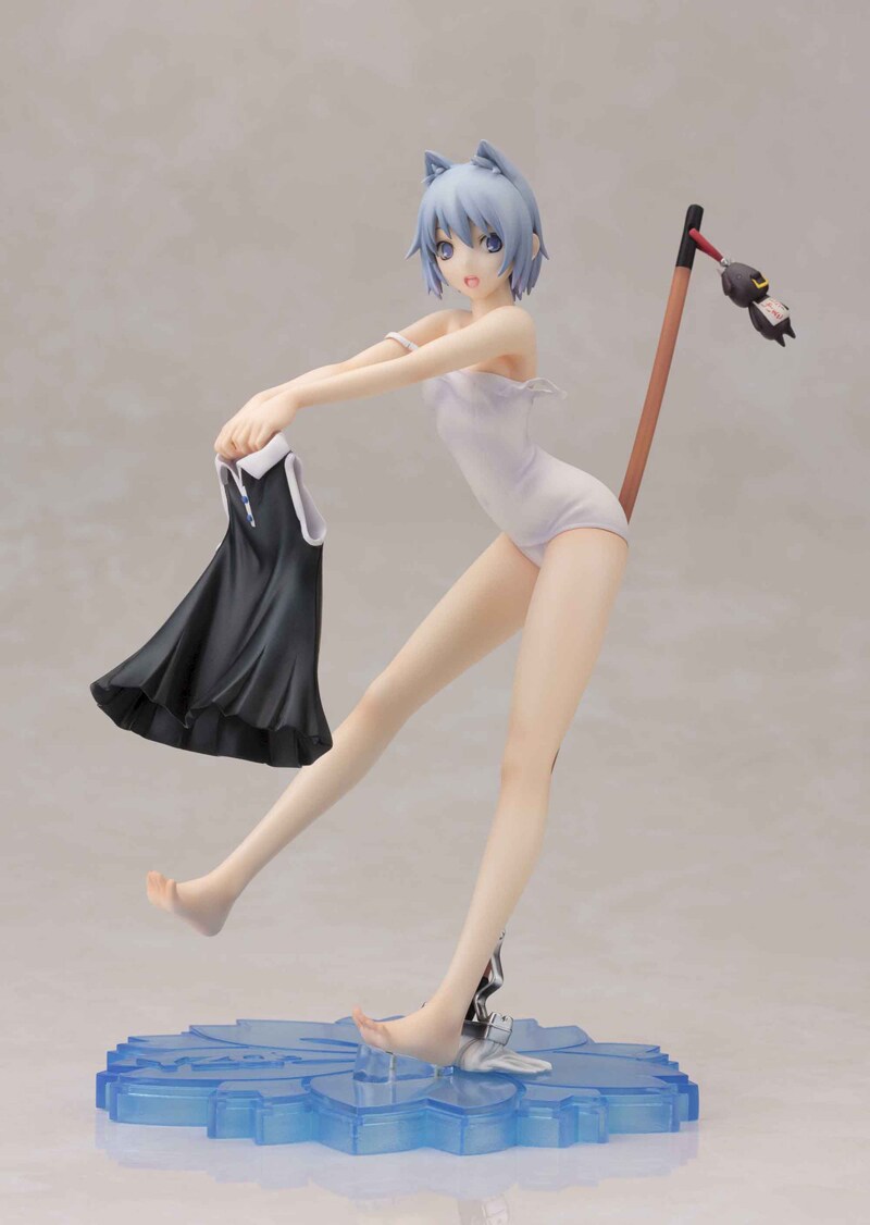 夜桜四重奏」白いスク水姿の七海アオがフィギュアに - コミックナタリー