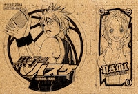 「コルクコースター＆『ONE PIECE』コルクピースセット」の1種。(c)尾田栄一郎／集英社 (c)藤巻忠俊／集英社