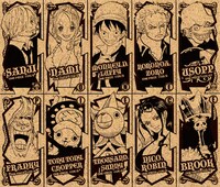 10種類を連結させた「『ONE PIECE』コルクピース」。(c)尾田栄一郎／集英社