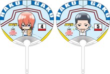 「弱虫ペダル」ミニうちわの1種。(c)渡辺航（週刊少年チャンピオン）／弱虫ペダル製作委員会