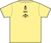 Tシャツ「テントウメカ」レギュラーカラーのライトイエロー。