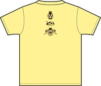 Tシャツ「テントウメカ」レギュラーカラーのライトイエロー。