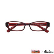 HUNTER×HUNTER × クーレンズ アイウェア「クラピカ モデル」レッド (c)POT（冨樫義博）1998年-2011年 (c)VAP・日本テレビ・マッドハウス