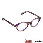 HUNTER×HUNTER × クーレンズ アイウェア「キルア ゾルディック モデル」パープル (c)POT（冨樫義博）1998年-2011年 (c)VAP・日本テレビ・マッドハウス