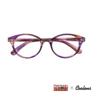 HUNTER×HUNTER × クーレンズ アイウェア「キルア ゾルディック モデル」パープル (c)POT（冨樫義博）1998年-2011年 (c)VAP・日本テレビ・マッドハウス