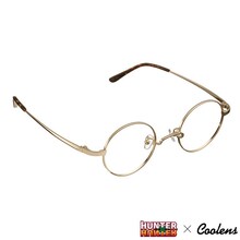 HUNTER×HUNTER × クーレンズ アイウェア「レオリオ モデル」ゴールド (c)POT（冨樫義博）1998年-2011年 (c)VAP・日本テレビ・マッドハウス