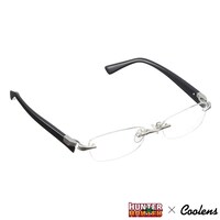 HUNTER×HUNTER × クーレンズ アイウェア「クロロ モデル」シルバー×ブラック (c)POT（冨樫義博）1998年-2011年 (c)VAP・日本テレビ・マッドハウス