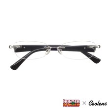 HUNTER×HUNTER × クーレンズ アイウェア「クロロ モデル」シルバー×ブラック (c)POT（冨樫義博）1998年-2011年 (c)VAP・日本テレビ・マッドハウス