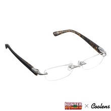 HUNTER×HUNTER × クーレンズ アイウェア「クロロ モデル」シルバー×ブラウン (c)POT（冨樫義博）1998年-2011年 (c)VAP・日本テレビ・マッドハウス