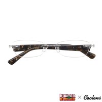 HUNTER×HUNTER × クーレンズ アイウェア「クロロ モデル」シルバー×ブラウン (c)POT（冨樫義博）1998年-2011年 (c)VAP・日本テレビ・マッドハウス