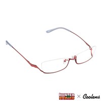 HUNTER×HUNTER × クーレンズ アイウェア「ヒソカ モデル」レッド (c)POT（冨樫義博）1998年-2011年 (c)VAP・日本テレビ・マッドハウス