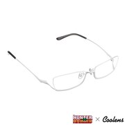 HUNTER×HUNTER × クーレンズ アイウェア「ヒソカ モデル」ホワイト (c)POT（冨樫義博）1998年-2011年 (c)VAP・日本テレビ・マッドハウス