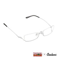 HUNTER×HUNTER × クーレンズ アイウェア「ヒソカ モデル」ホワイト (c)POT（冨樫義博）1998年-2011年 (c)VAP・日本テレビ・マッドハウス