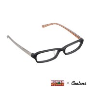 HUNTER×HUNTER × クーレンズ アイウェア「ゴン フリークス モデル」マットブラック×ホワイト (c)POT（冨樫義博）1998年-2011年 (c)VAP・日本テレビ・マッドハウス