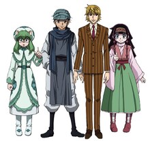 「選挙編」に登場するキャラクターの設定画。(c)POT（冨樫義博）1998年-2011年 (c)VAP・日本テレビ・マッドハウス