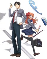 アニメ「月刊少女野崎くん」キービジュアル (c)椿いづみ／スクウェアエニックス・「月刊少女野崎くん」製作委員会