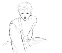 紡木たくのイラストが使用された尾崎豊「ALL TIME BEST」スペシャルパッケージのスリーブケース。(c)紡木たく / 集英社