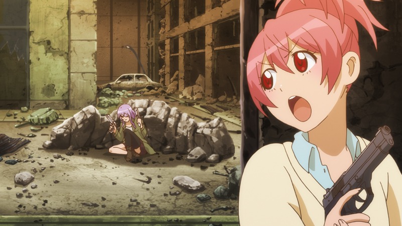 アニメ「さばげぶっ！」場面カット (c)松本ひで吉・講談社／「さばげぶっ！」製作委員会