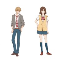 佐田恭也（CV：櫻井孝宏）と篠原エリカ（CV：伊藤かな恵）。 (c)八田鮎子／集英社・「オオカミ少女と黒王子」製作委員会