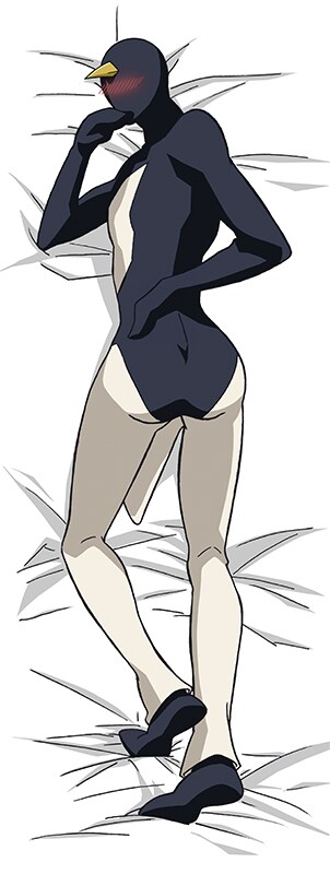 「ペンギンコマンドサンドバッグカバー」裏面(c)なかま亜咲・eb刊/ペンギン帝国