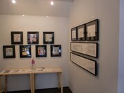 前回の展示の様子。Ochibi (c) Moyoco Anno / Cork