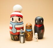 「オチビサン」マトリョーシカOchibi (c) Moyoco Anno / Cork