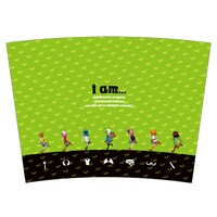 タンブラーの台紙（グリーン）。